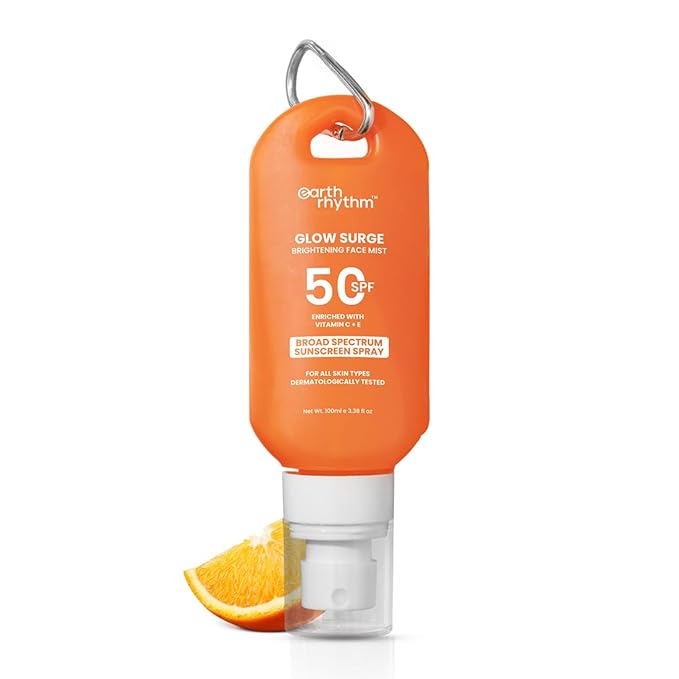 Glow surge sunscreen spray