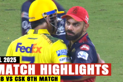 RCB vs CSK